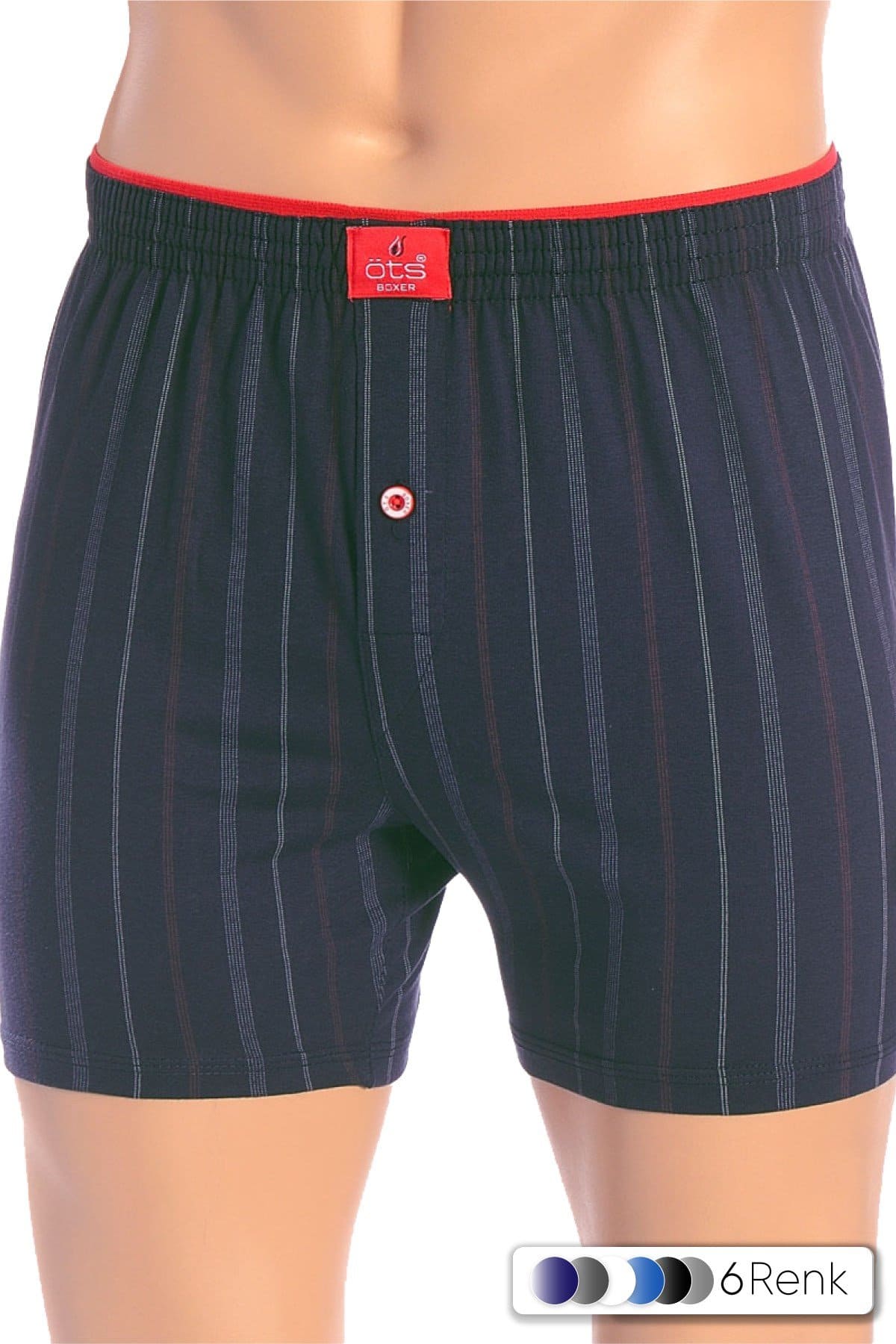 Pamuk Süprem Esnek Bel Boxer Öts 2652 - Lacivert